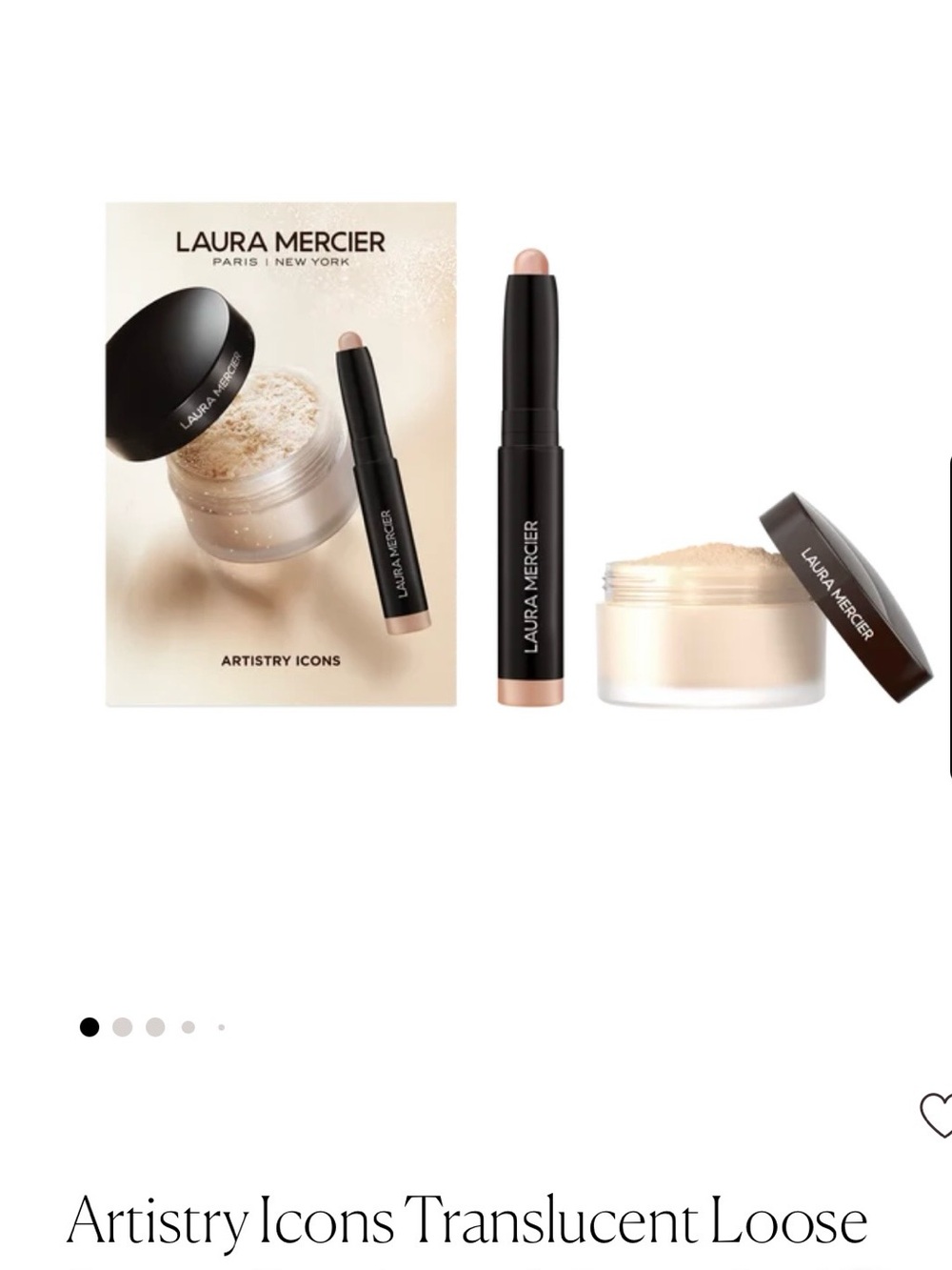 laura mercier Translucent Loose Powder & Cream Highlighter Stick - Beige